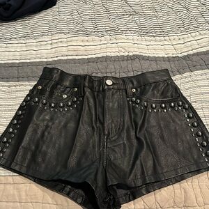 Urban outfitters studded shorts